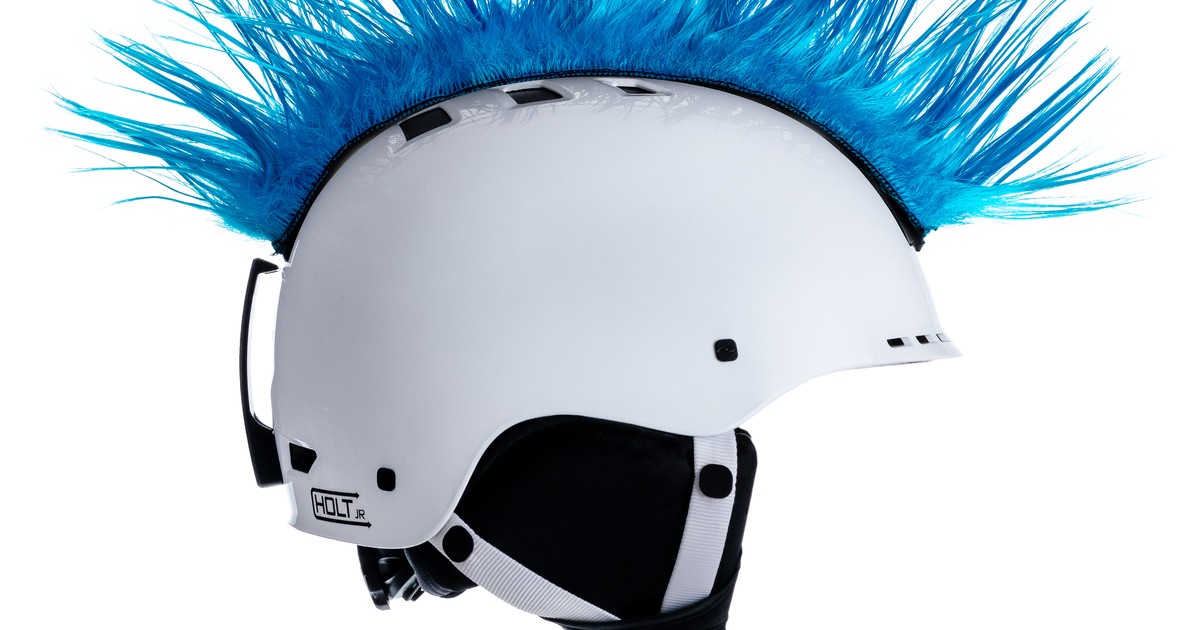 Light up best sale mohawk helmet