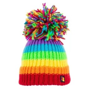 Big Bobble Hats - neon duha