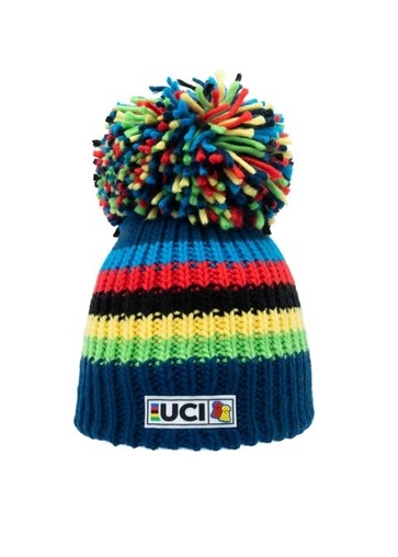 Big Bobble Hats - modrá duha